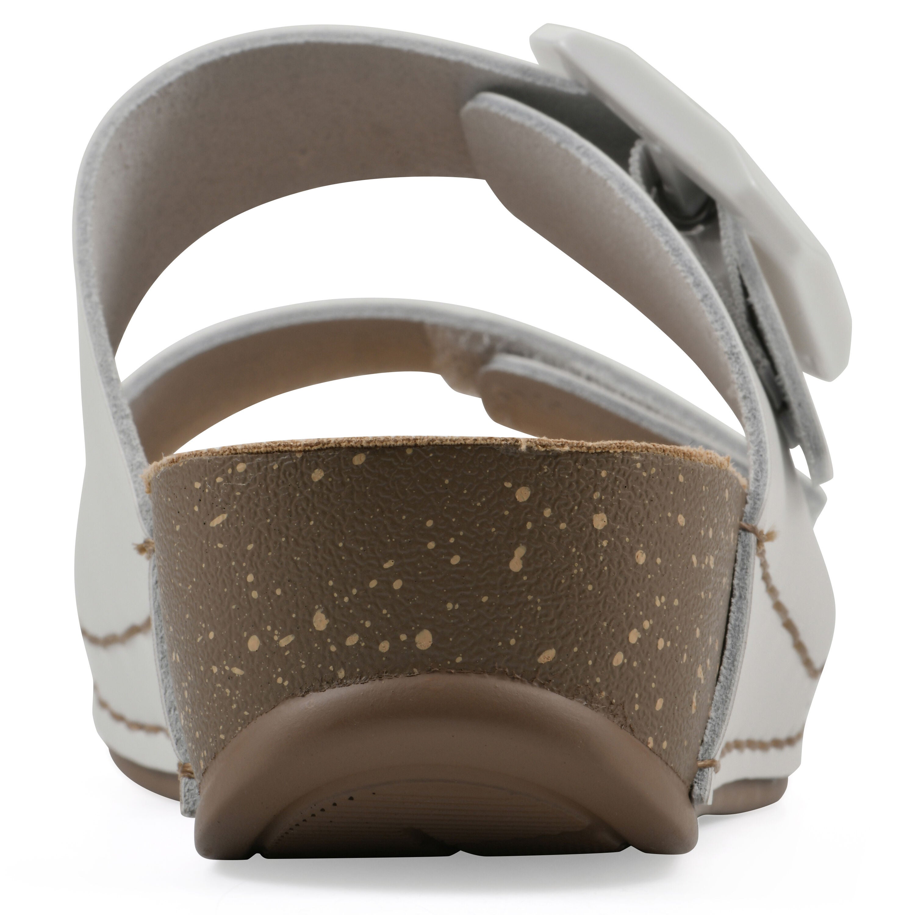 Fearful Slip On Wedge, WHITE LEATHER, on-hover image number 1