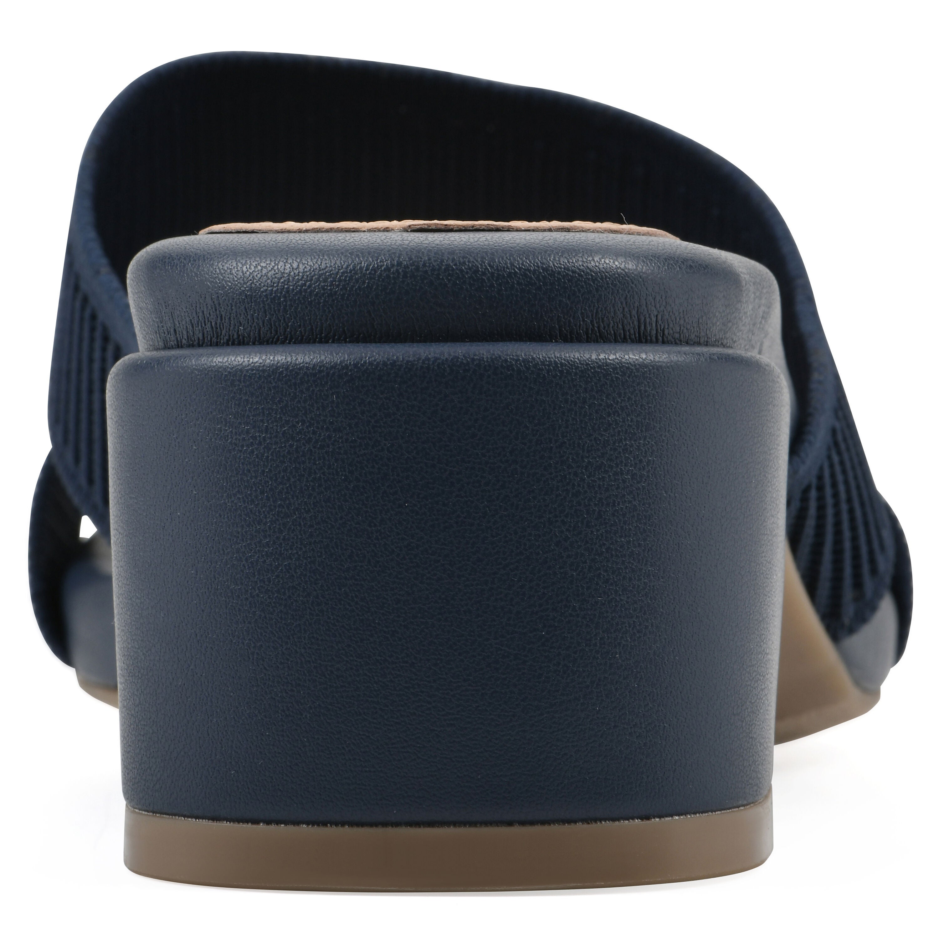 Milled Heeled Sandal, NAVY FABRIC, on-hover image number 1