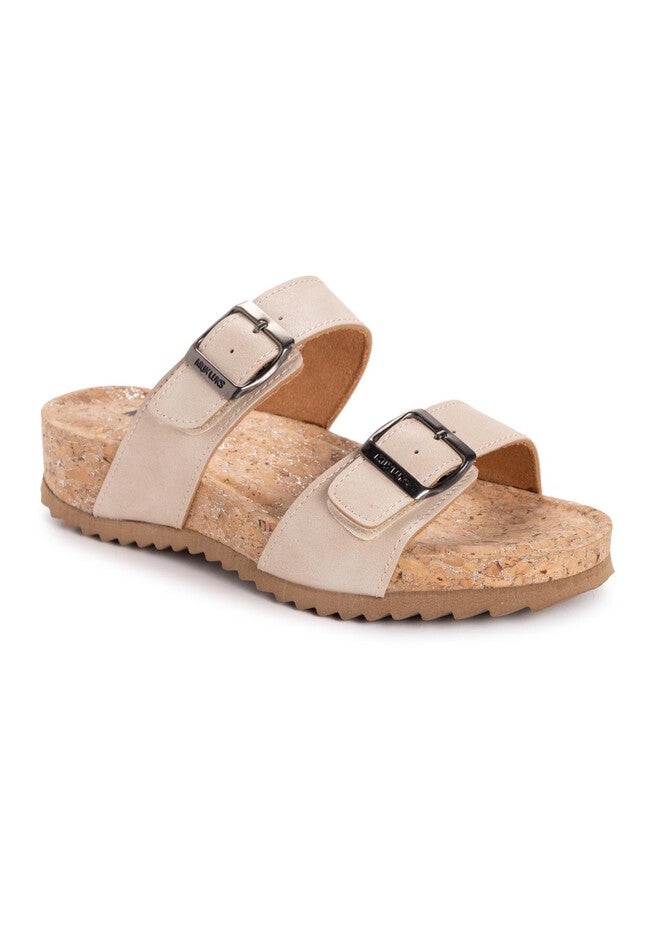 Women'S Presley Platform 2 Strap Sandal, STONE, hi-res image number 0