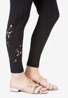 Lace-Inset Essential Stretch Legging, , alternate image number null