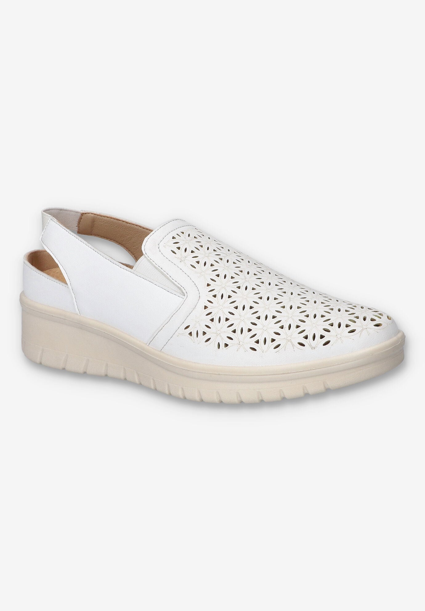 Petal Comfort Wedge, WHITE, hi-res image number 0