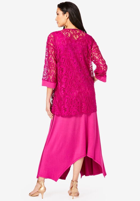 Lace Jacket Dress Set, , on-hover image number null
