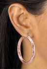 Mutil Colored Plated Hoop Earring 4 Pair Set, , alternate image number null