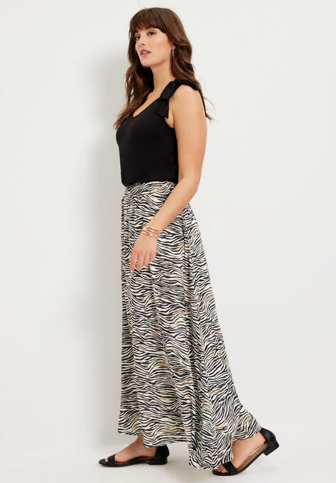 Georgette Ankle Skirt, , alternate image number null