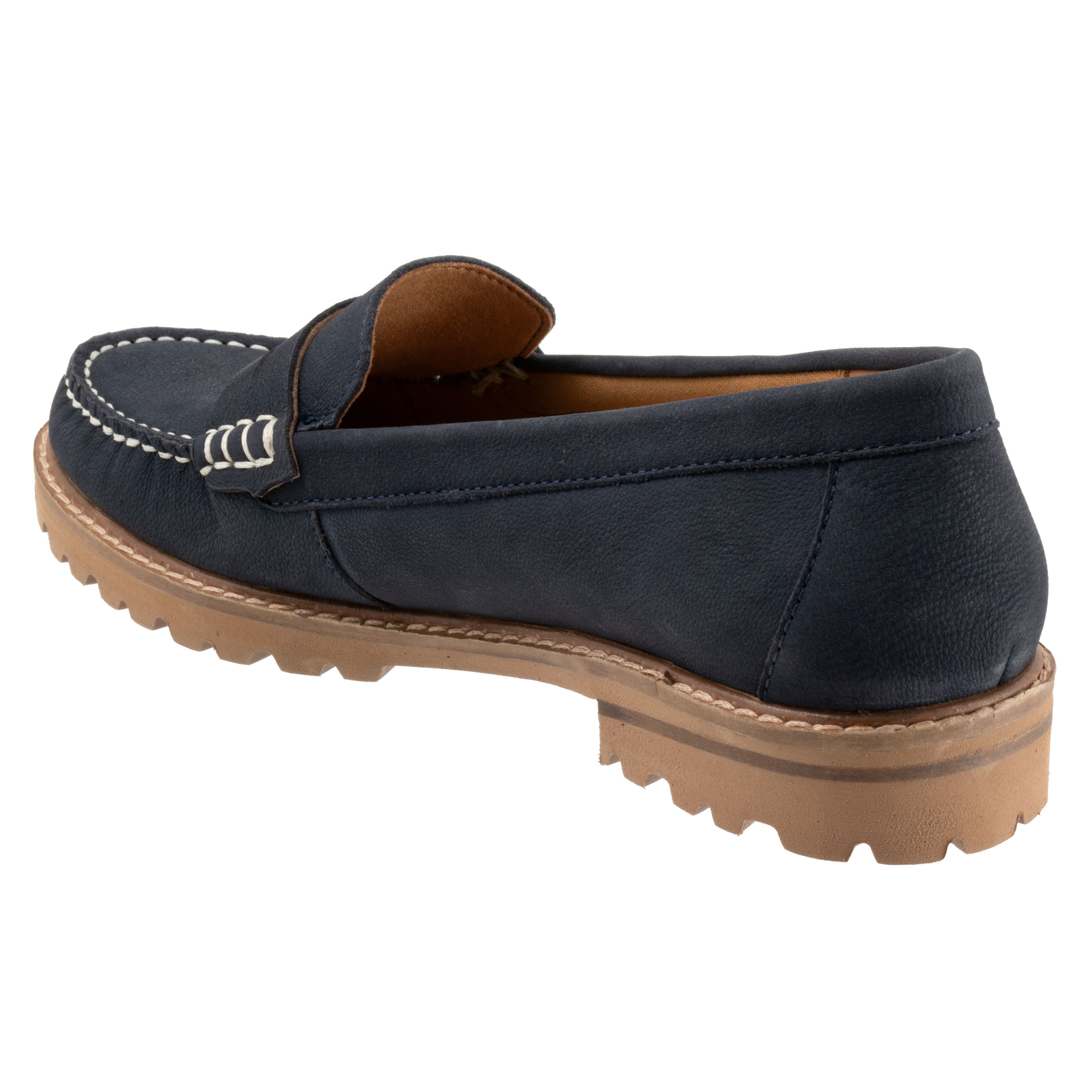 Francey Flat, NAVY NUBUCK, on-hover image number 1
