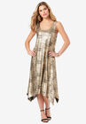 Metallic 2-Piece Jacket Dress, , alternate image number null