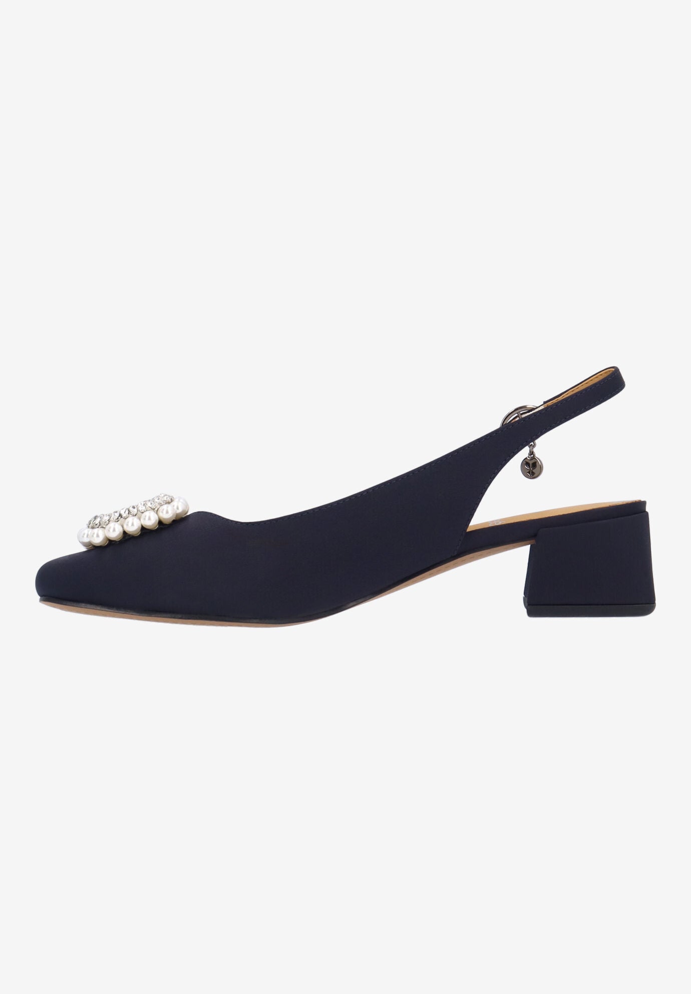 Eudora SlingbackPump, DARK NAVY, alternate image number 4