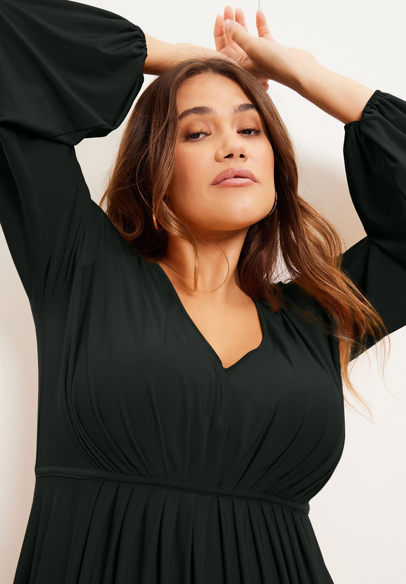 Empire Waist Dress - Florynce Style Dresses, Dark Sapphire