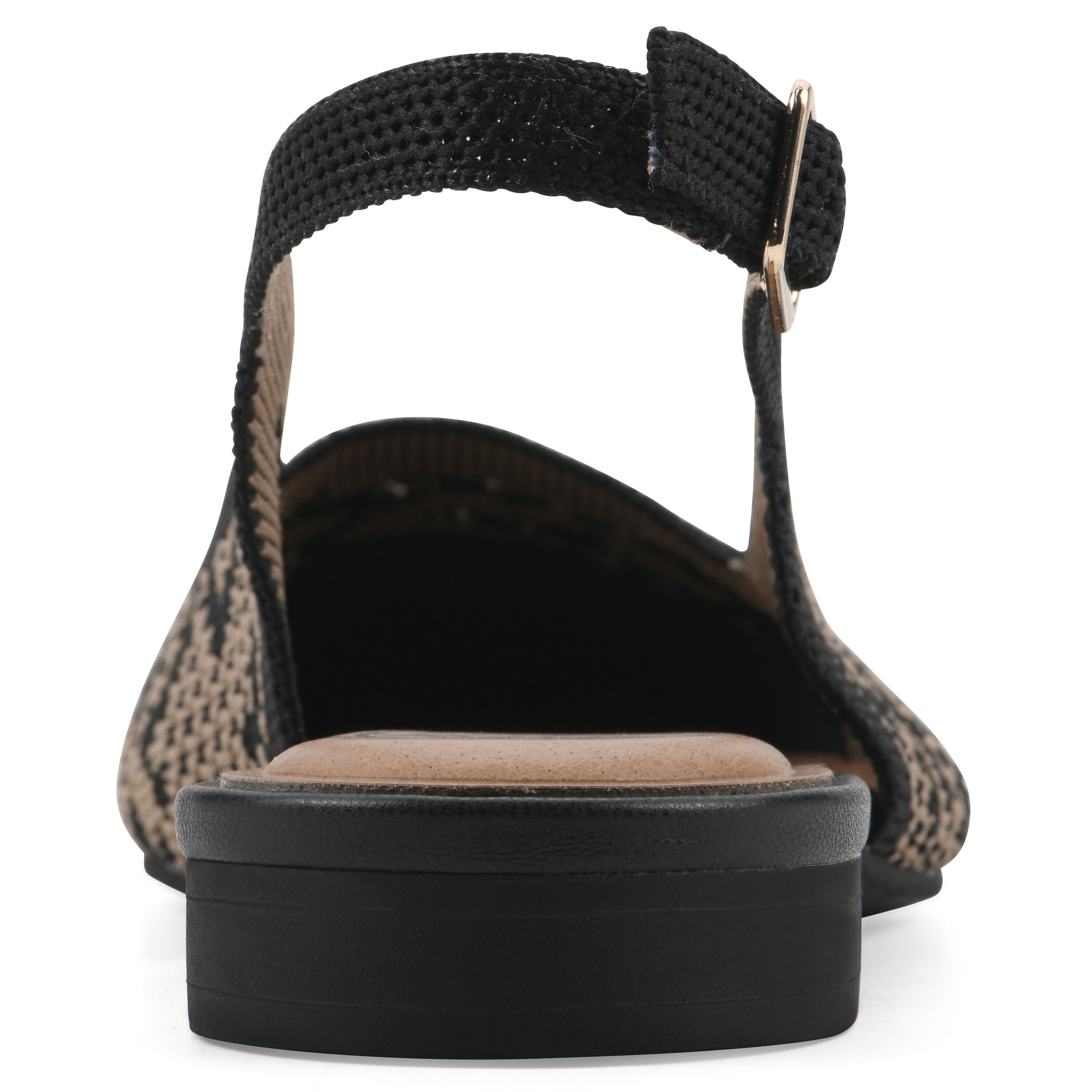 Bonie Sling Back Flat, LEOPARD FABRIC, on-hover image number 1