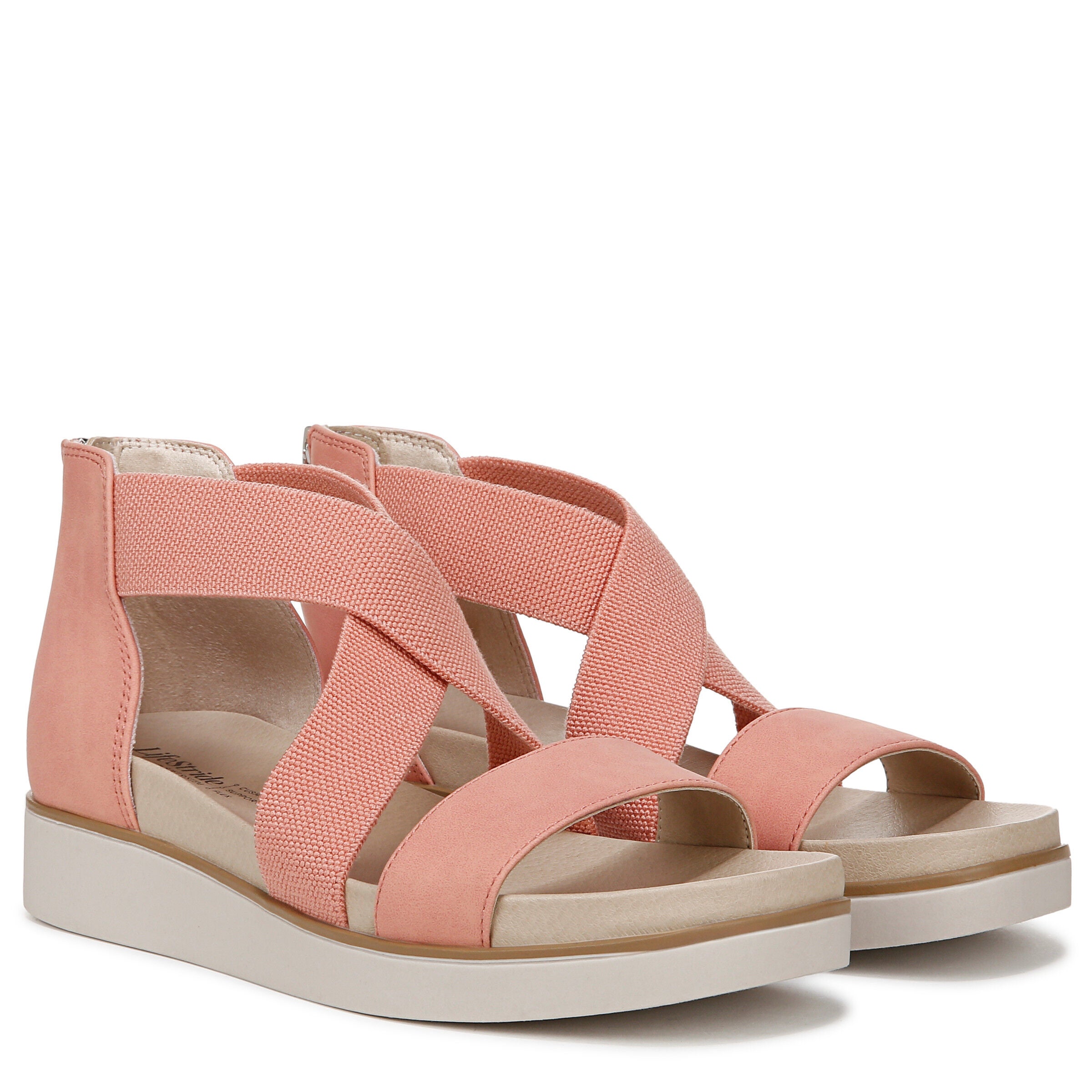 Giselle Sandal, CORAL PINK, alternate image number 2