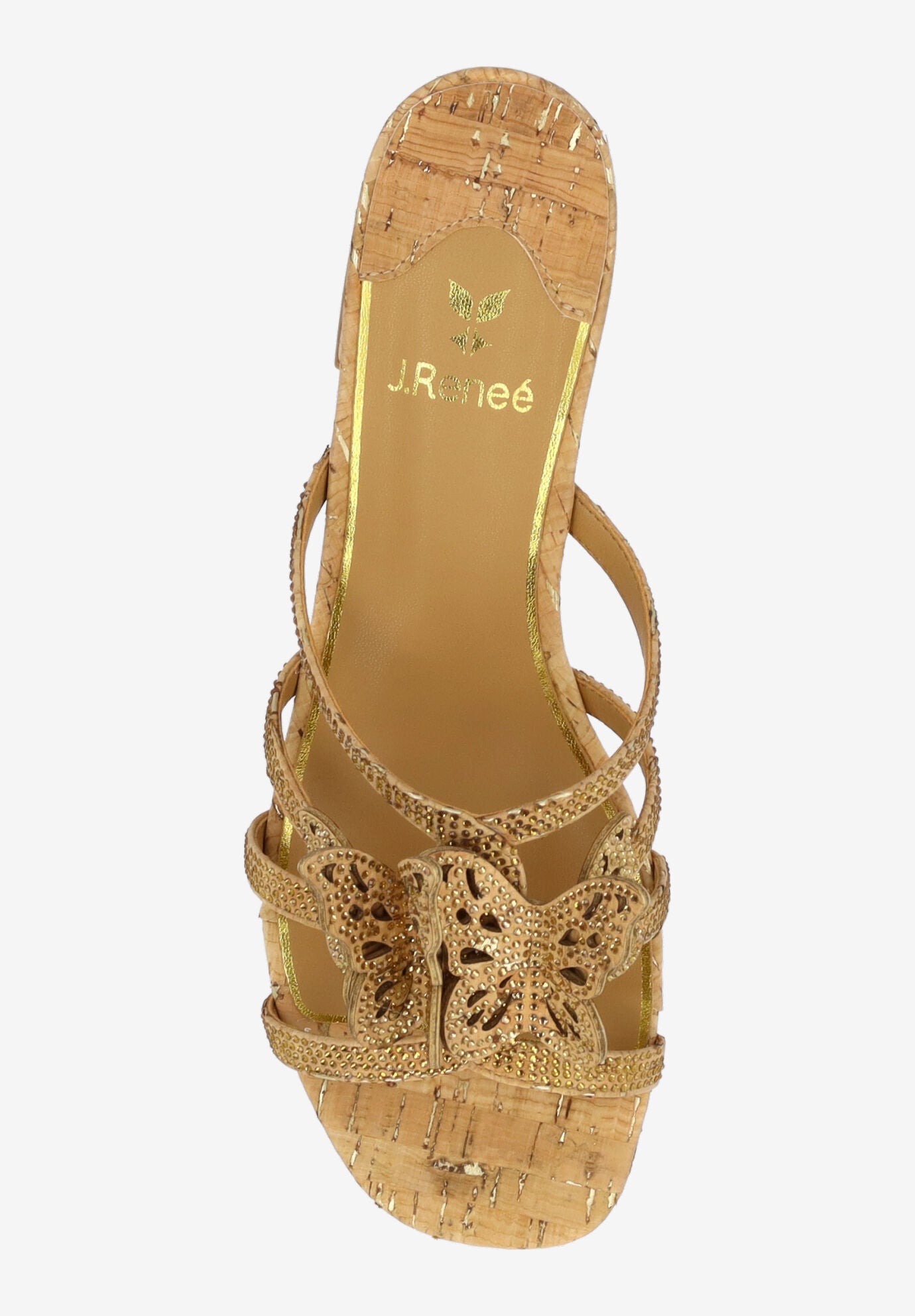 Butafly Strappy Sandal, NATURAL GOLD, alternate image number 1