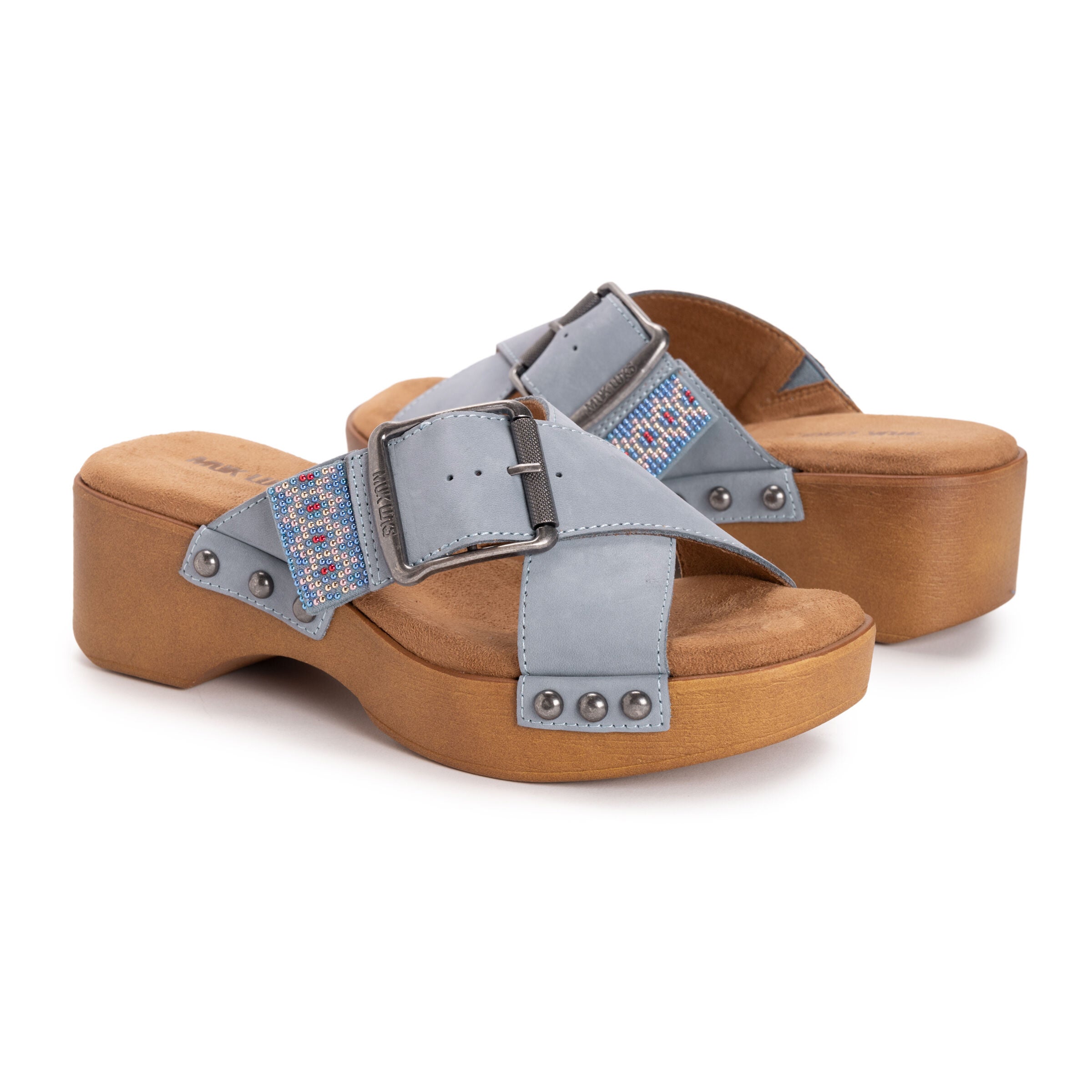 Charlotte Sandal, CHAMBRAY NUBUCK, alternate image number 2