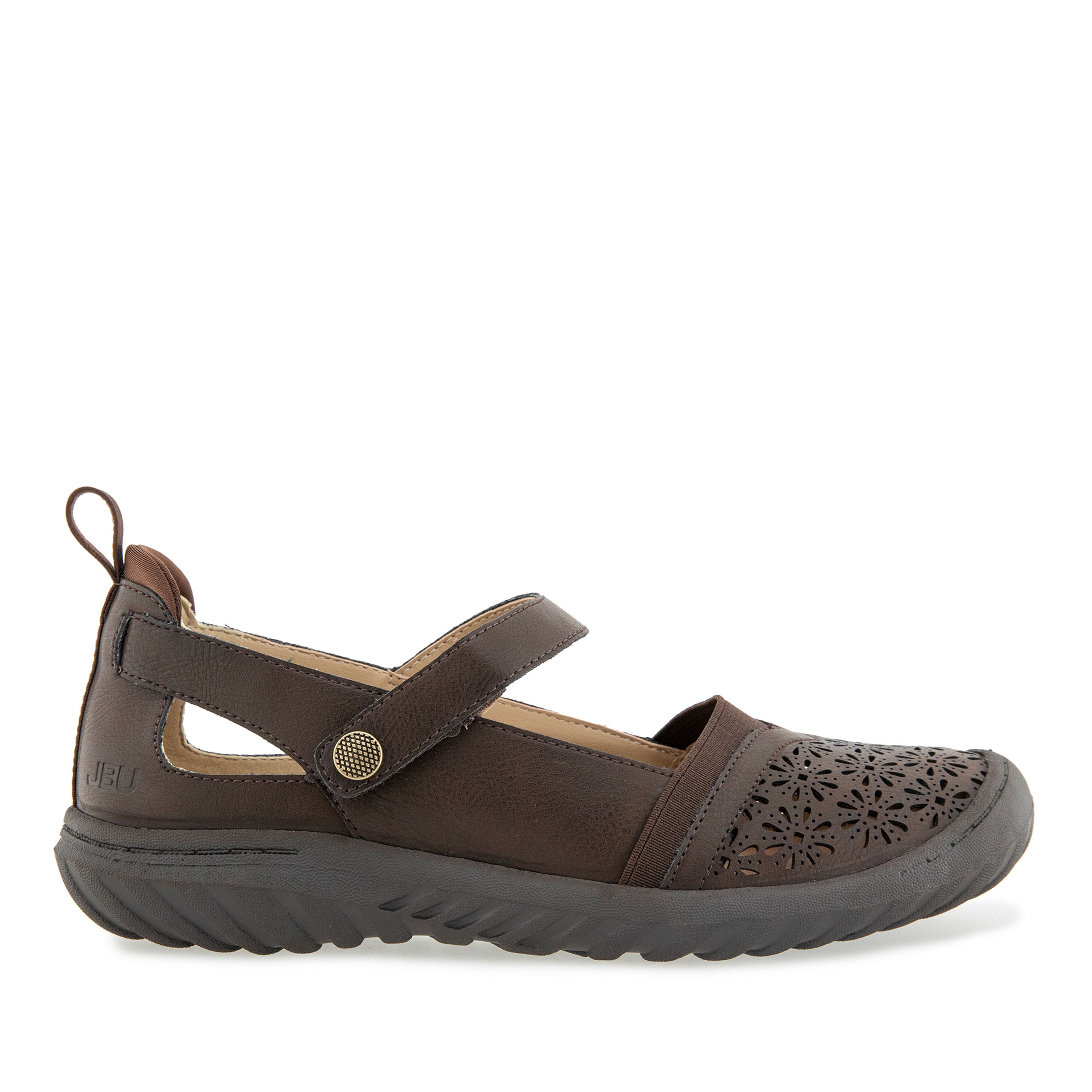 Rya Casual Mary Jane Flat, CHOCOLATE, alternate image number 2