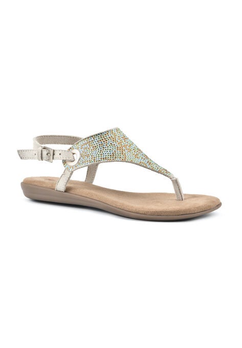 White Mountain London 2 Sandal, BLUE GREEN MULTI, hi-res image number null