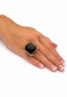 Gold-Plated Onyx Ring, , alternate image number 5