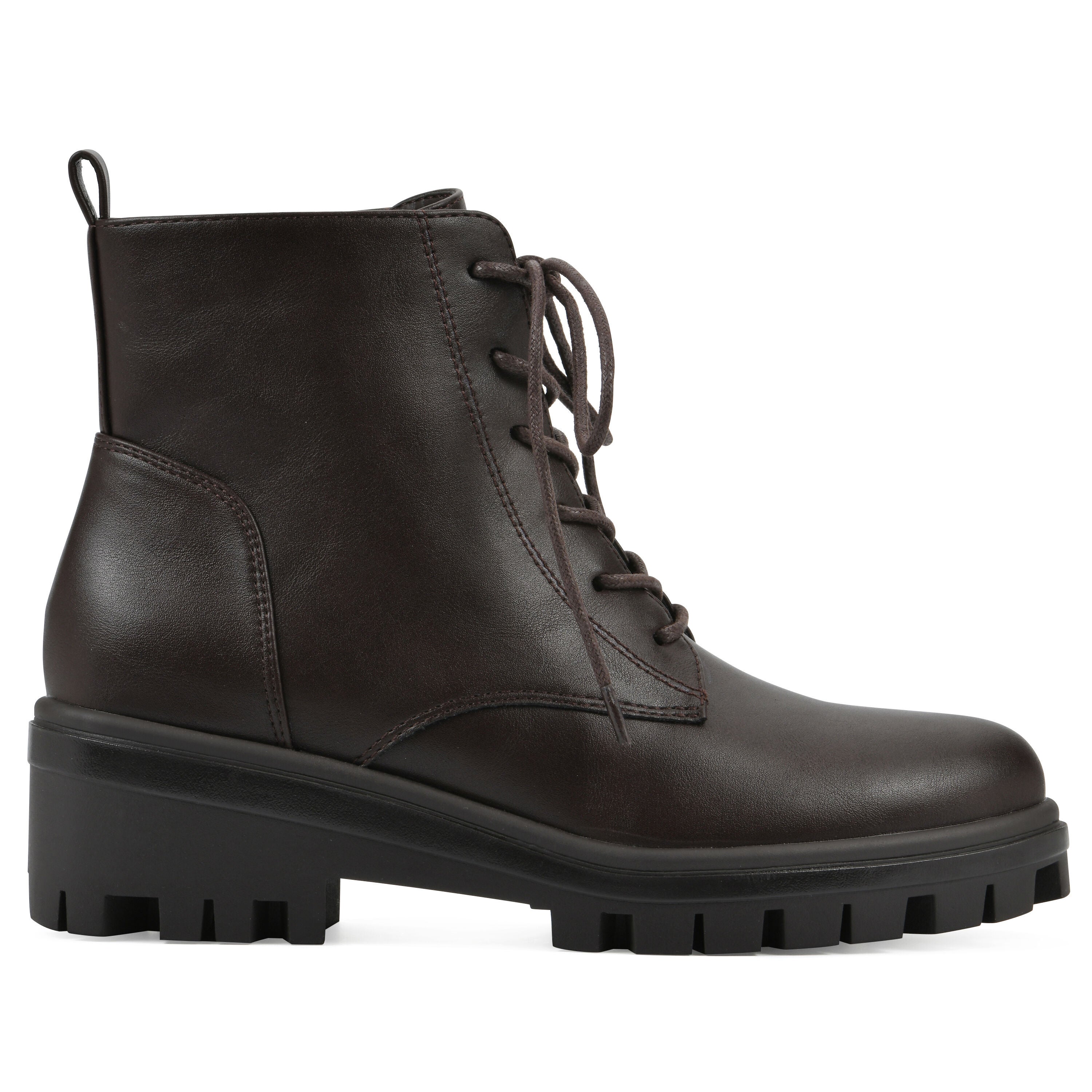 Tappy Lug Sole Combat Boot, BROWN SMOOTH, alternate image number 2