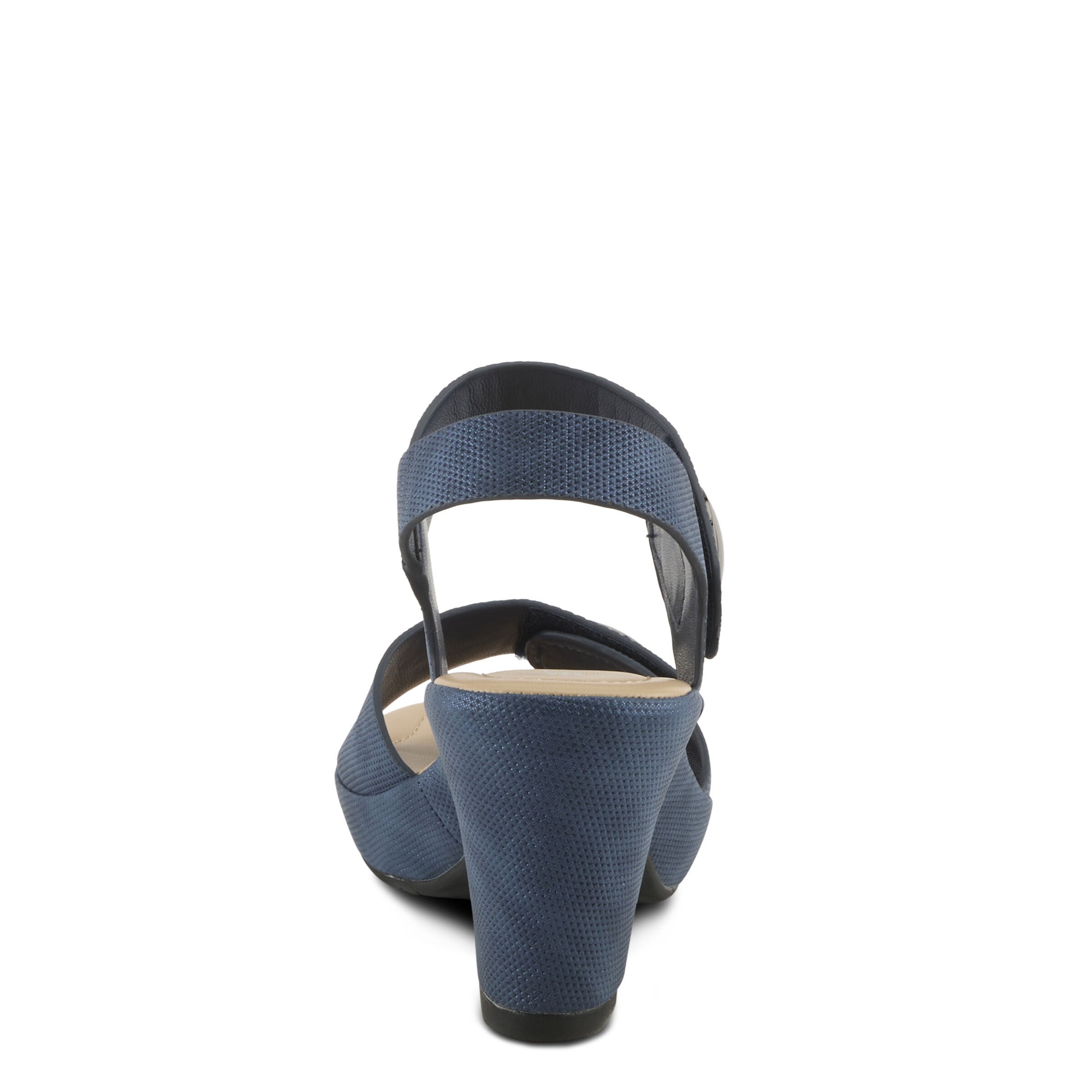Dade-Woven Sandal, BLUE, alternate image number 4