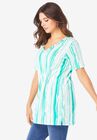 Studded Tie-Dye Tunic, , alternate image number null