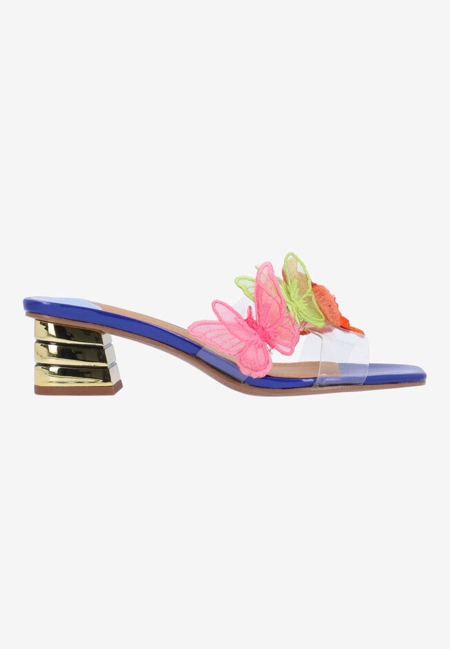 Cybel Slip-On Sandal, BLUE, alternate image number 4