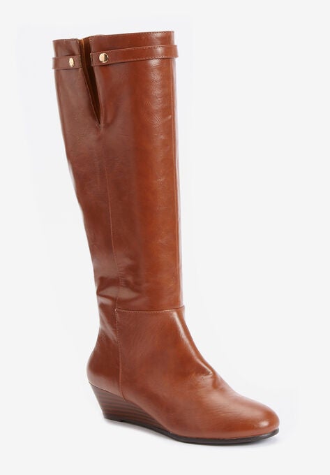 The Ellington Wide Calf Boot, COGNAC, hi-res image number null