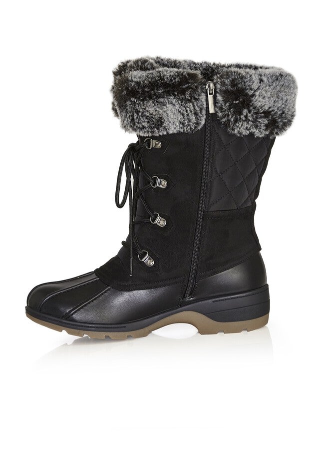 Gwenn Cold Weather Boot, BLACK, alternate image number null