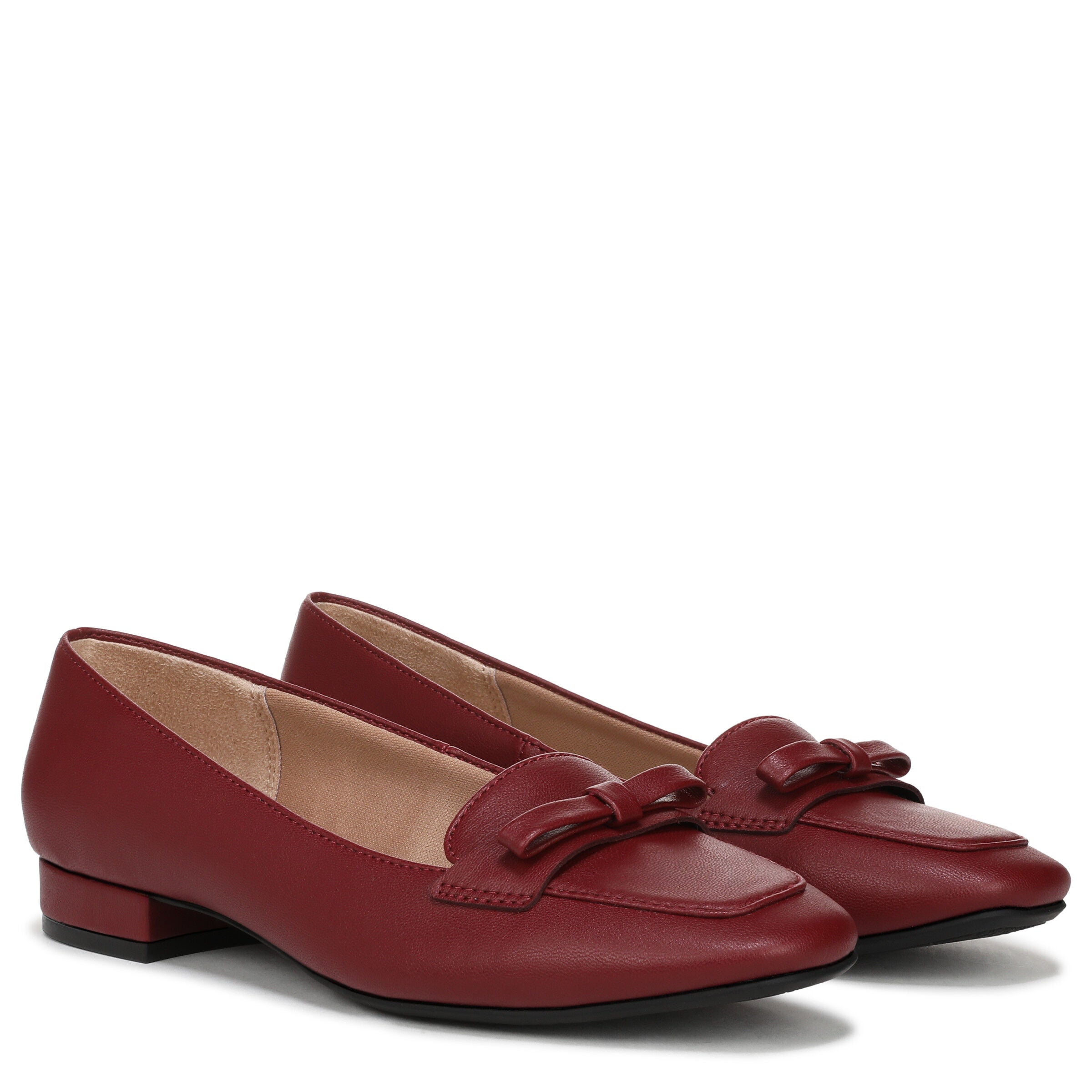 Claudine Skimmer Flat, DARK CHERRY, alternate image number 2