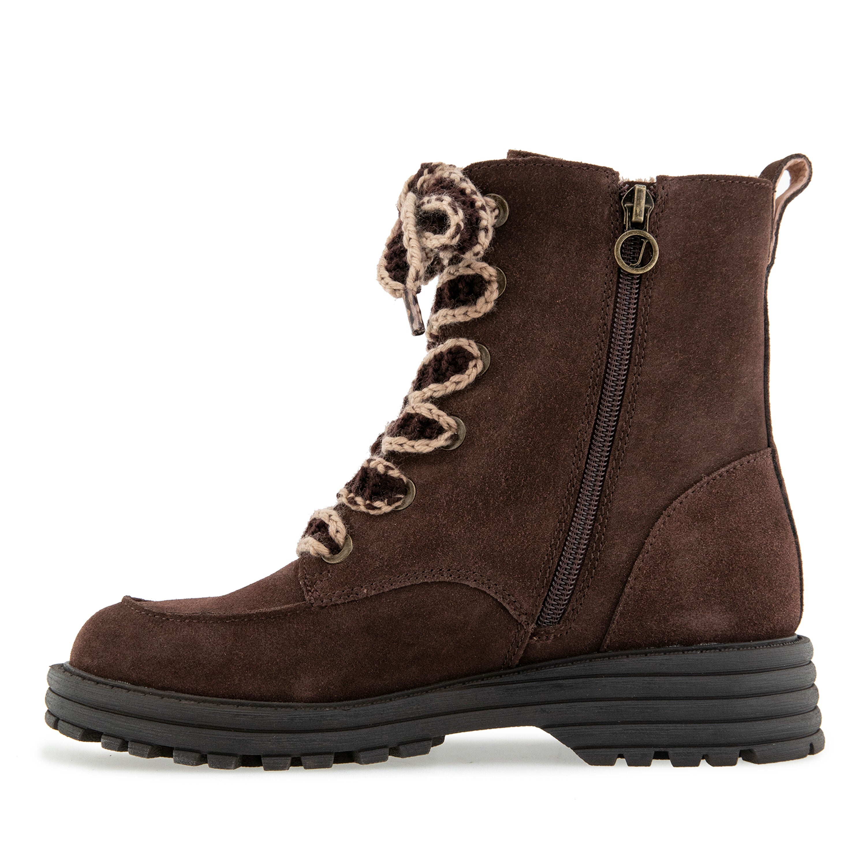 Iris Water Resistant Casual Boot, CHOCOLATE, alternate image number 3