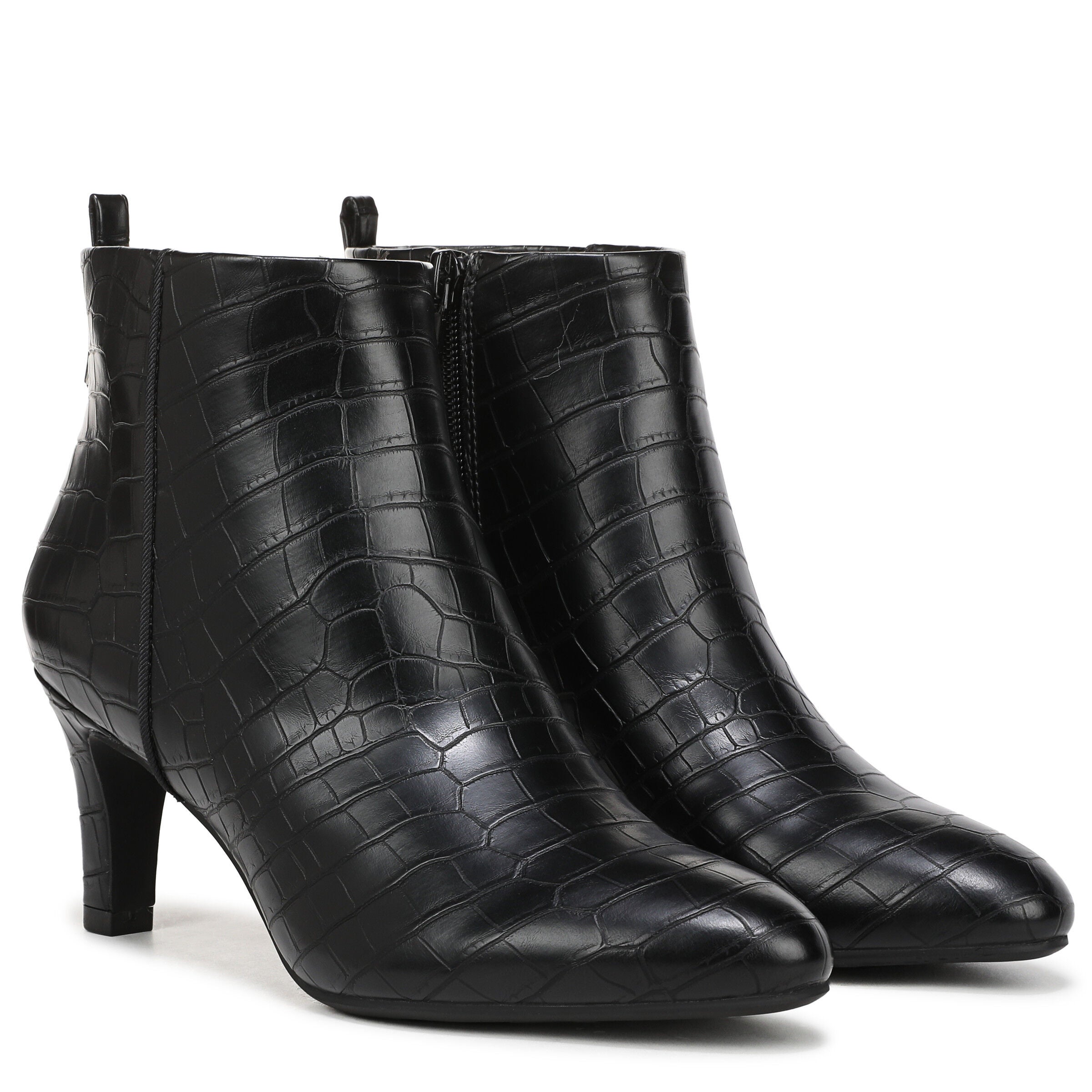 Glow Ankle Boot, BLACK CROC LEATHER, alternate image number 2