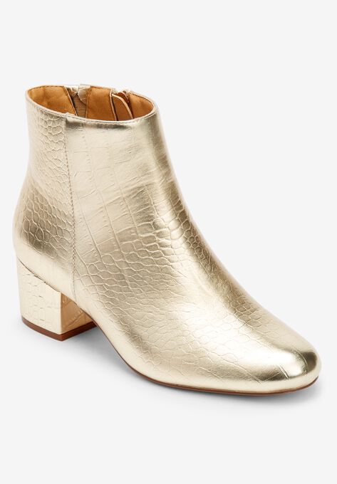 The Sidney Bootie, GOLD CROCO, hi-res image number null