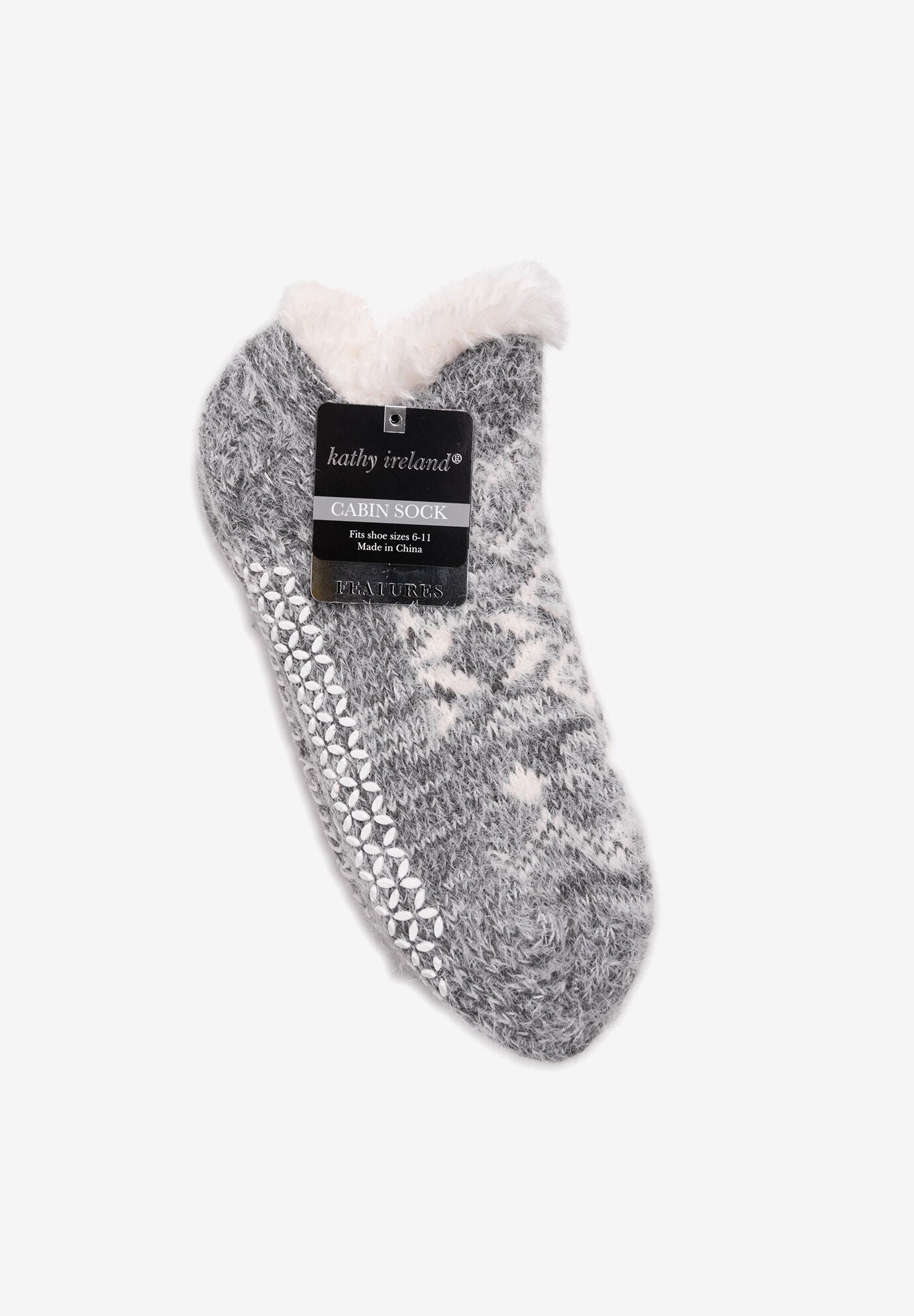 Feathered Shortie Cabin Sock, , alternate image number 2