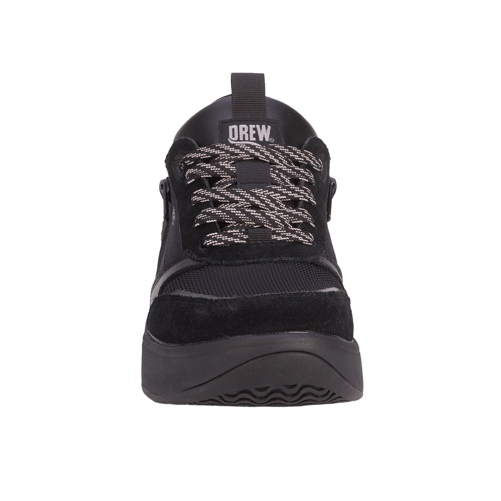 Happy Double Zip Sneaker, SOLID BLACK, alternate image number 4