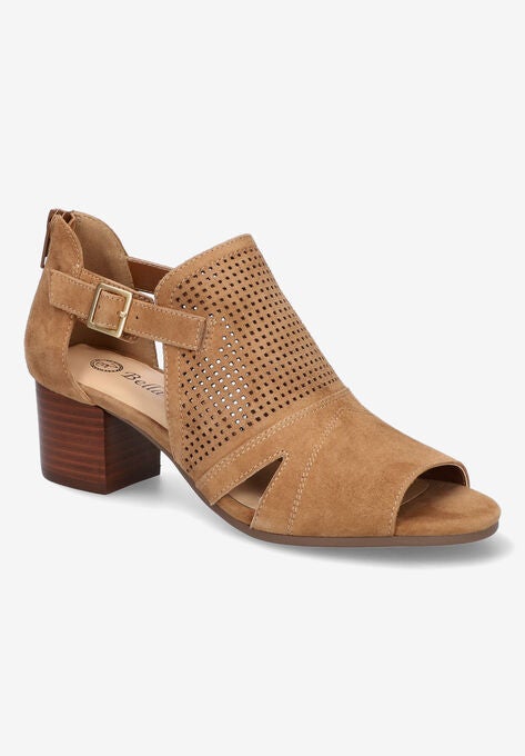 Illiana Sandal, TAN SUEDE LEATHER, hi-res image number null