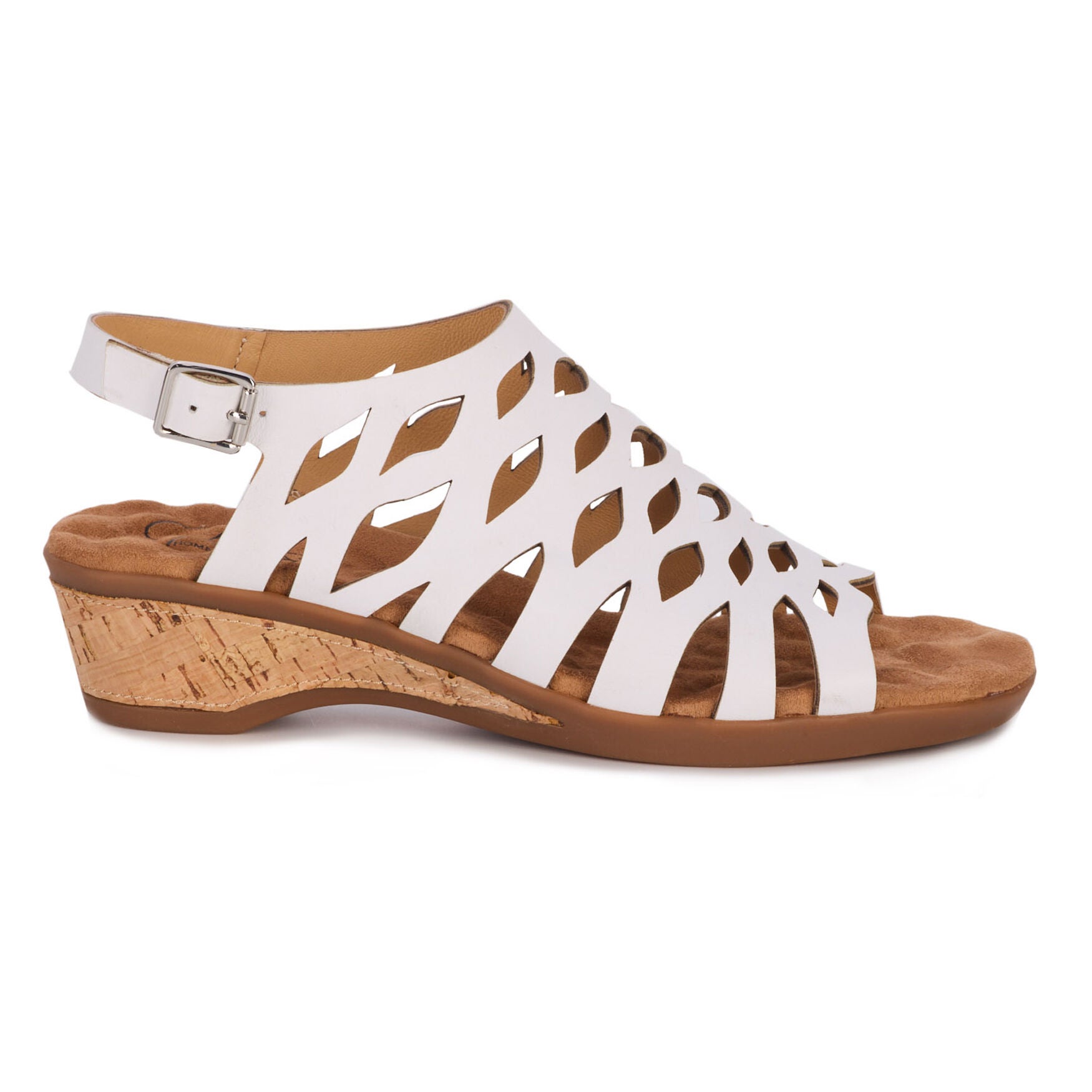 Katia Wedge, WHITE LEATHER, alternate image number 2