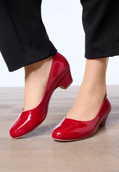 The Vida Leather-Like Slip On Pump