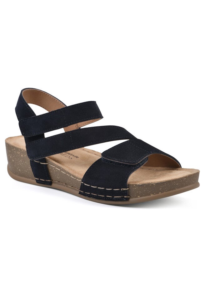 Fern Sandal, NAVY SUEDE, hi-res image number 0