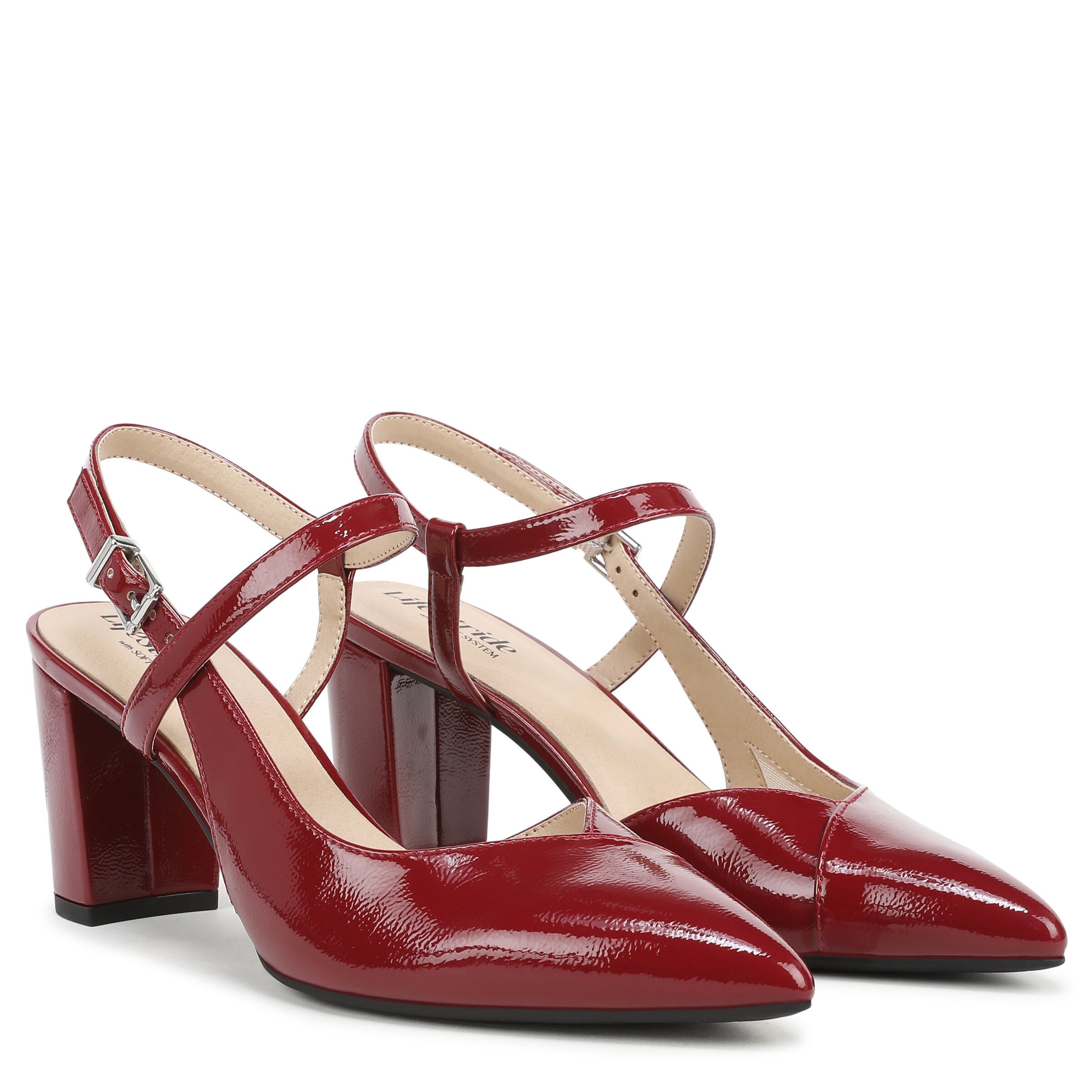 Raelynn Strappy Pump, DARK CHERRY, alternate image number 2