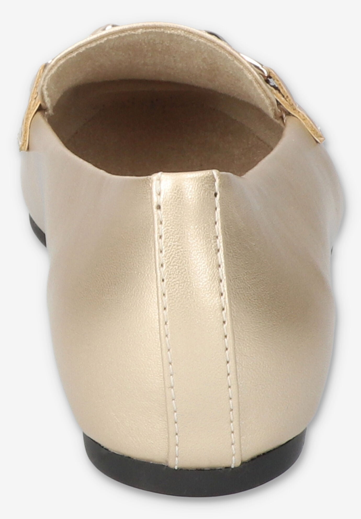 Femi Square Toe Flat, CHAMPAGNE, on-hover image number 1