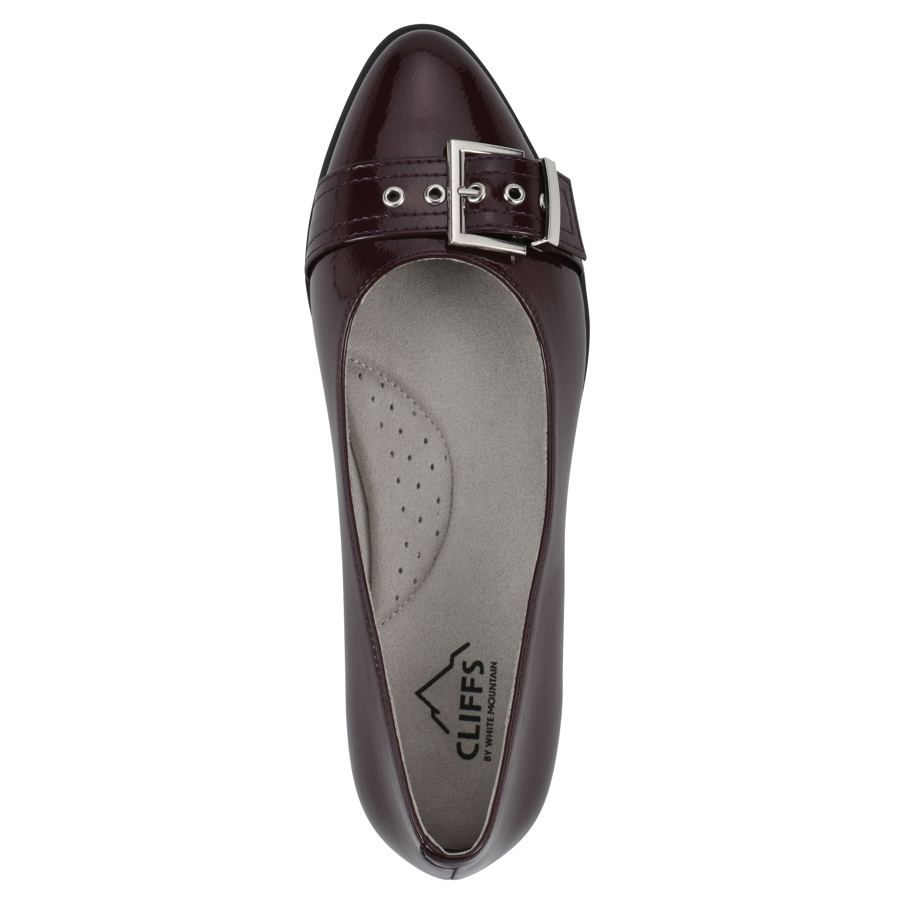 Miliani Ballet Flat, OXBLOOD PATENT, alternate image number 4