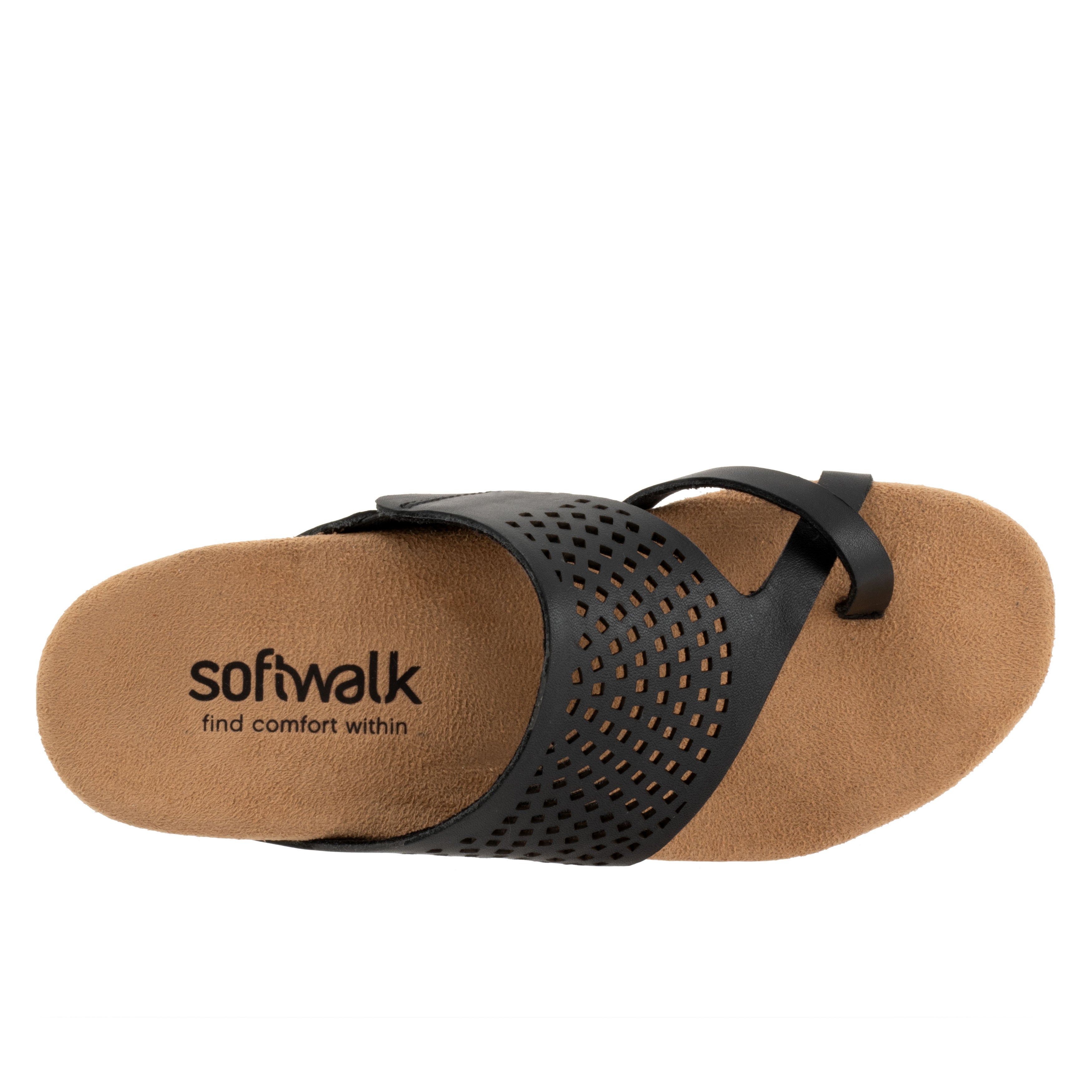 Blaine Perf Sandal, BLACK, alternate image number 3