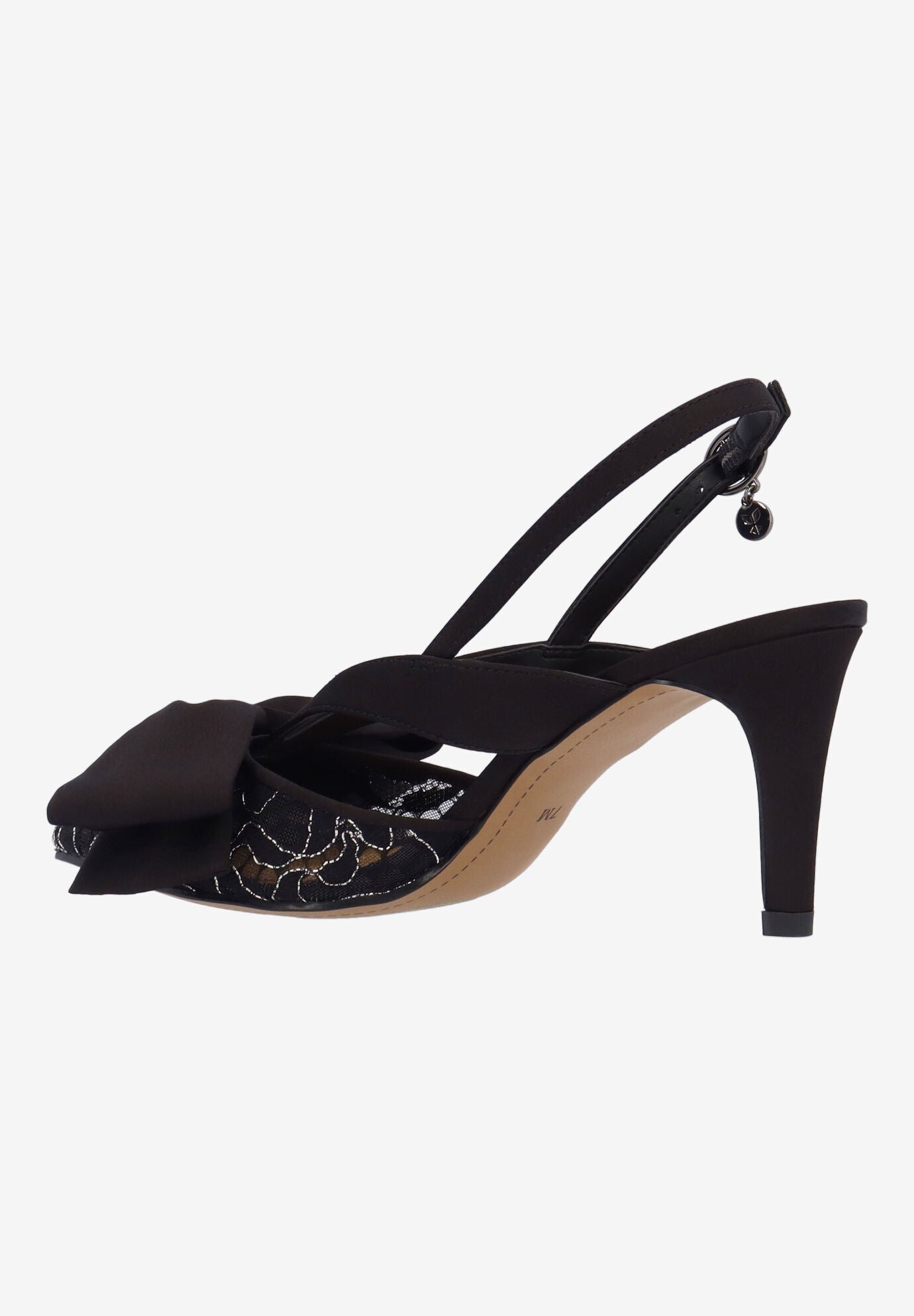 Morigen Slingback Pump, BLACK SILVER, alternate image number 5