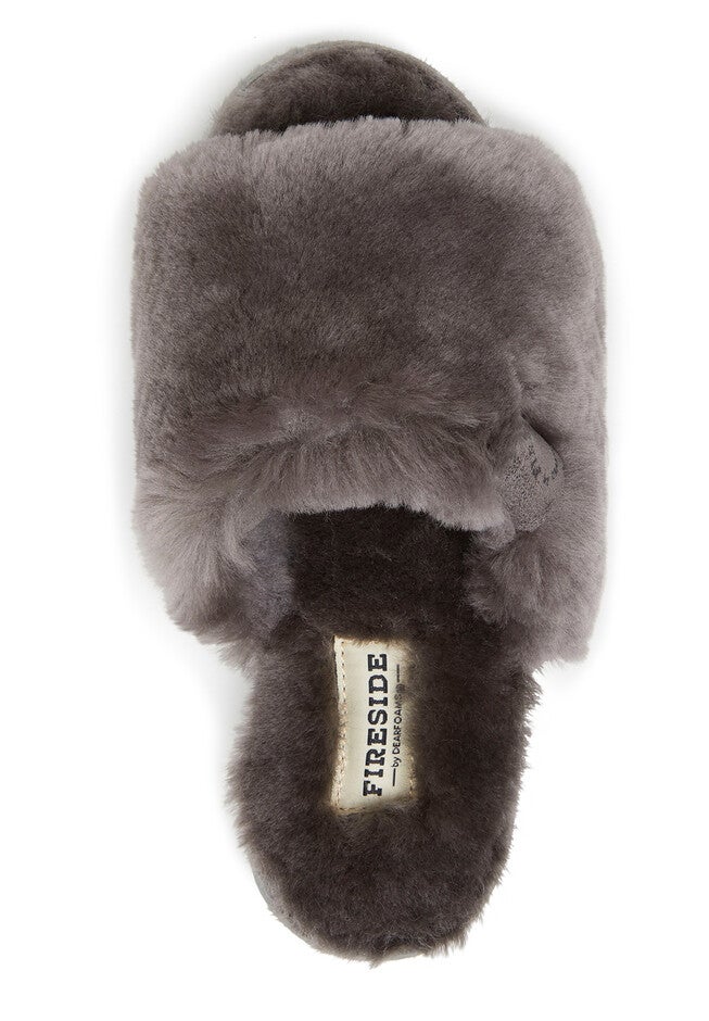 Cairns Shearling Slide Slippers, , alternate image number 4