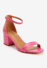 The Orly Sandal, PINK CROCO, hi-res image number null