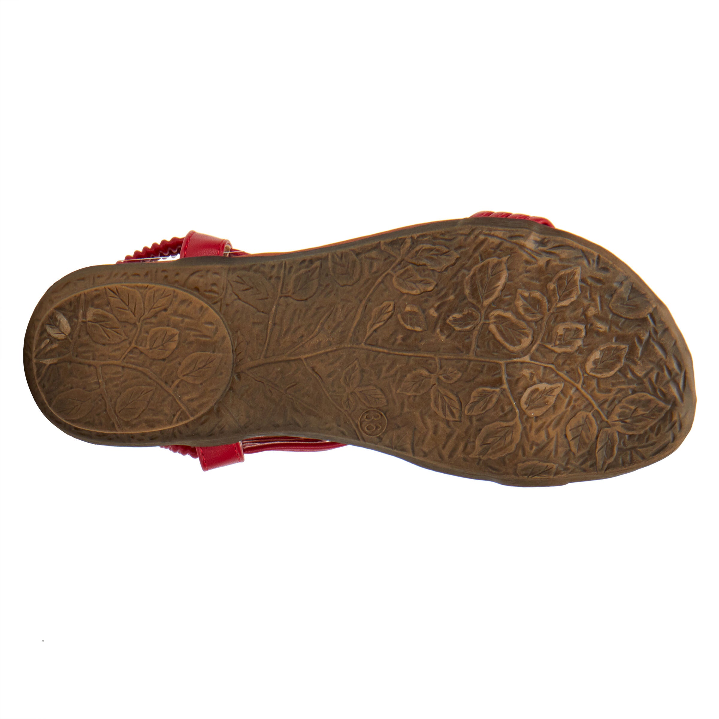 Nectarine T-Strap Thong Sandal, RED, alternate image number 6
