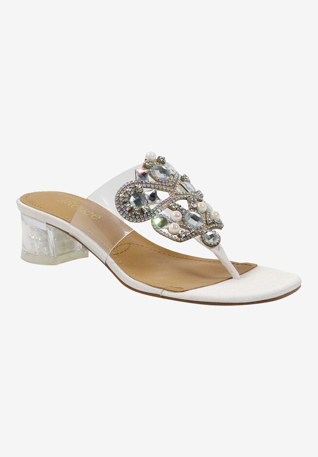 Maribela Sandals, CLEAR WHITE, hi-res image number null