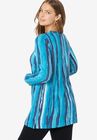 Studded Tie-Dye Long Sleeve Tunic, , on-hover image number null