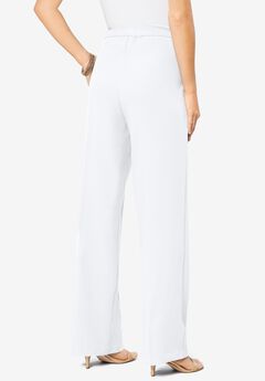Plus Size Bend Over® Structured Wide-Leg Pull-On Pant
