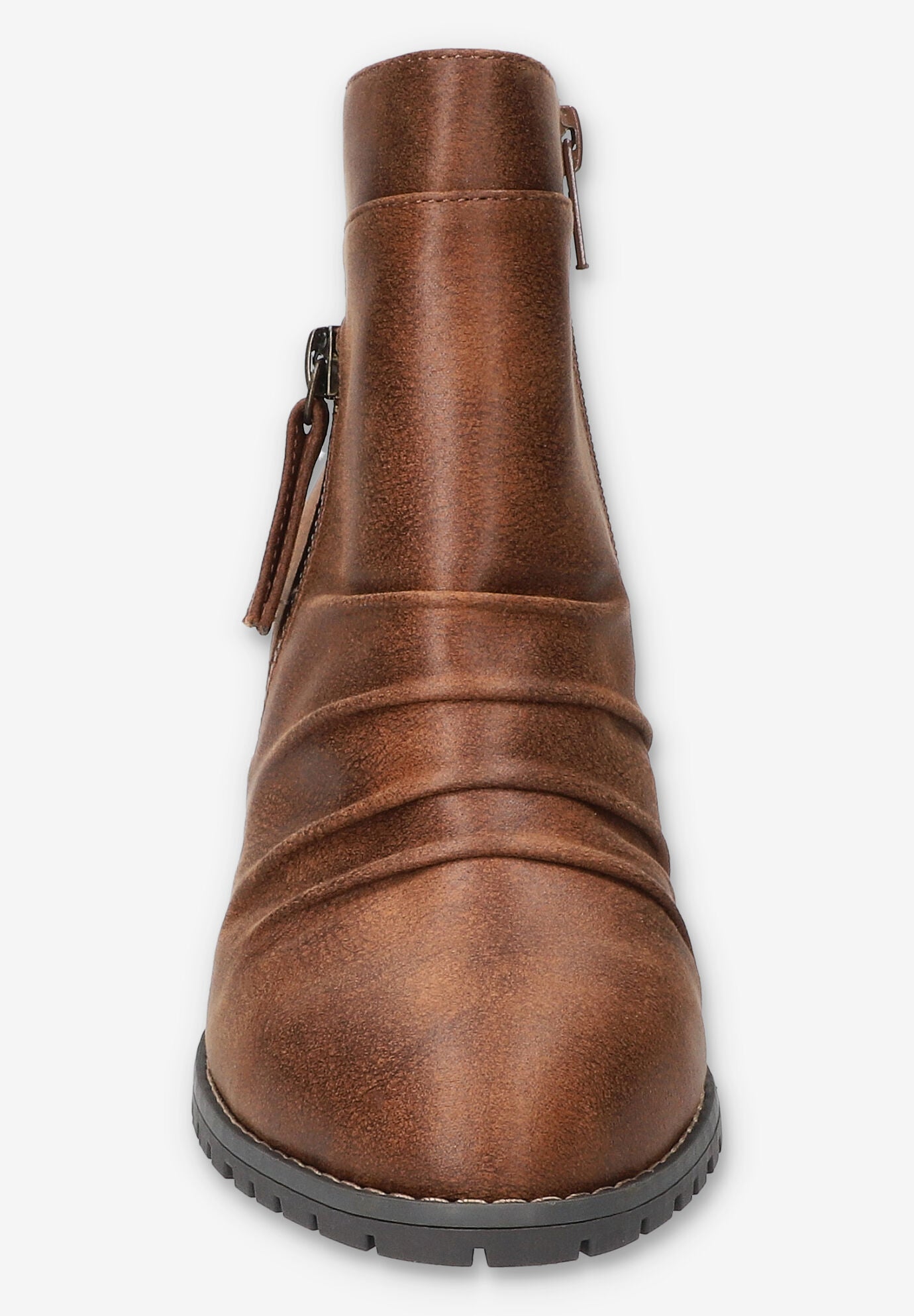 Janita Block Heel Ankle Boot, TAN, alternate image number 3