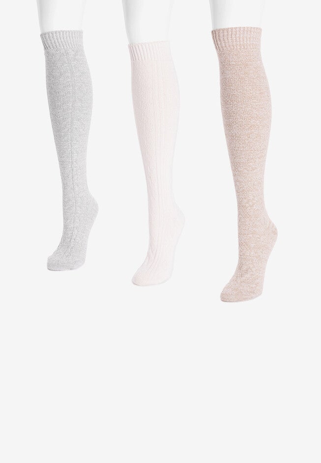 3 Pair Pack Knee High Socks, , alternate image number 4