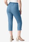 Pull-On Stretch Capri Jean, , on-hover image number null