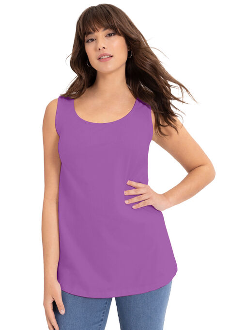 Scoopneck One + Only Tank Top, BRIGHT VIOLET, hi-res image number null